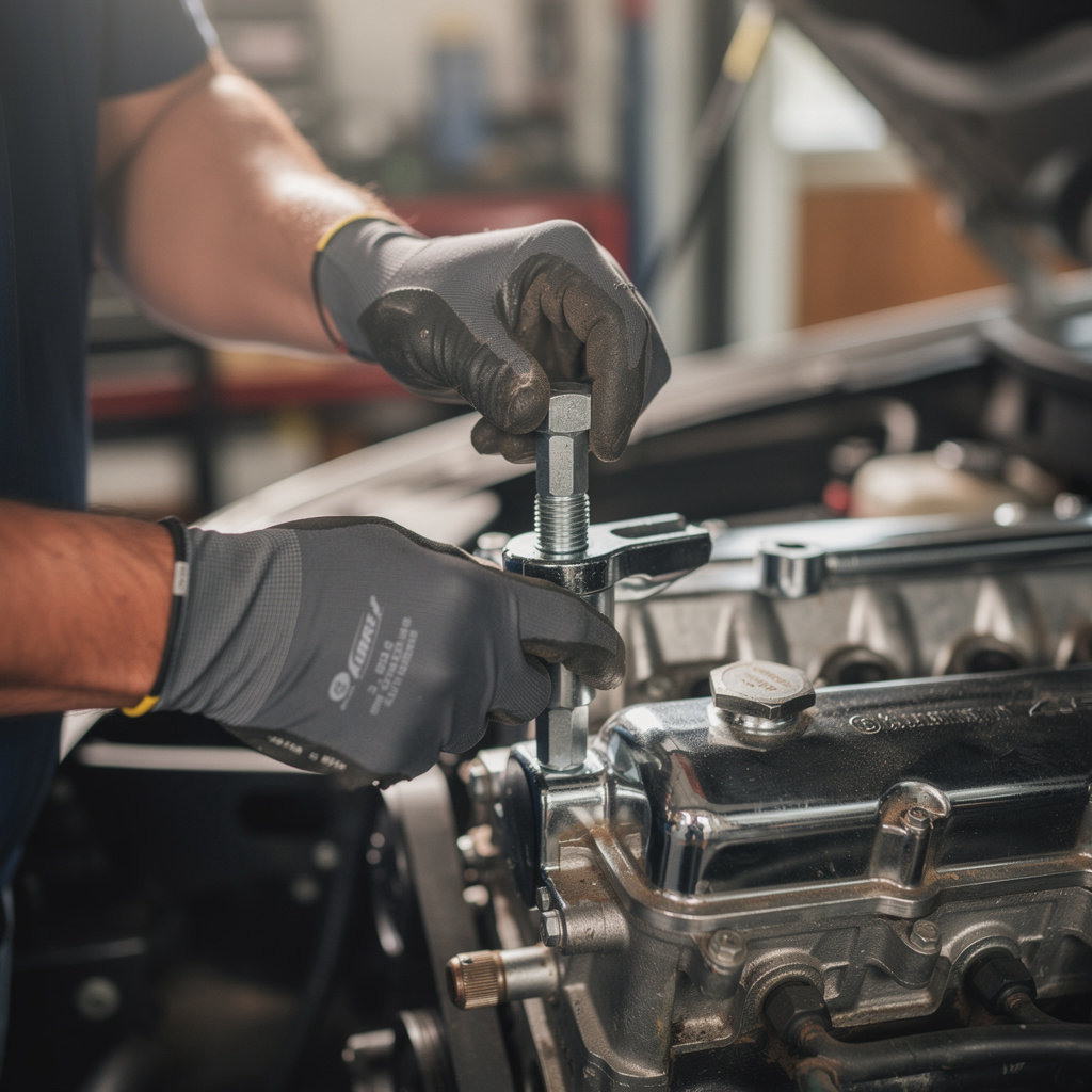 PATRICIO'S AUTO SERVICE technician demonstrating integrity and excellence in auto repair service in San Diego